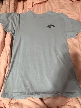 Costa Light Blue Short Sleeve Graphic Tee